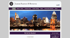 Desktop Screenshot of lsrlaw.com